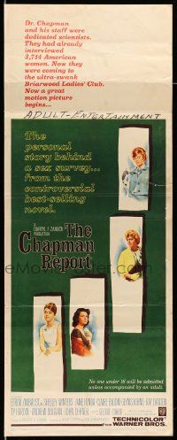 2y081 CHAPMAN REPORT insert '62 Jane Fonda, Shelley Winters, from Irving Wallace sex novel!