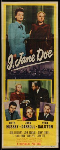 2y250 I JANE DOE insert '48 Vera Ralston & Ruth Hussey, married to Carroll at same time!