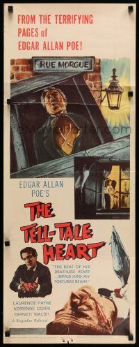 2y435 TELL-TALE HEART insert '61 from the terrifying pages of Edgar Allan Poe!