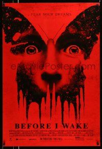 2z083 BEFORE I WAKE advance DS 1sh '15 Kate Bosworth, horror artwork, fear your dreams!