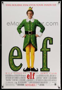 2z202 ELF advance DS 1sh '03 Jon Favreau directed, James Caan & Will Ferrell in Christmas comedy!