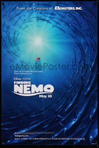2z245 FINDING NEMO advance DS 1sh '03 best Disney & Pixar animation, 3.7 trillion fish!