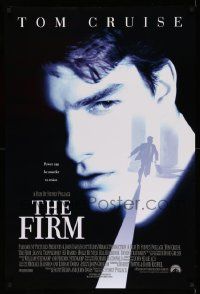 2z247 FIRM int'l DS 1sh '93 Tom Cruise on the run, Sydney Pollack directed, evil loves ambition!
