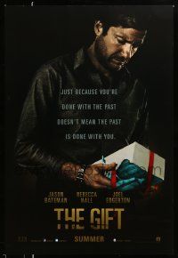 2z284 GIFT teaser DS 1sh '15 he may be done with it, but the past isn't done with Jason Bateman!