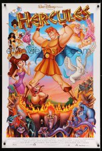 2z344 HERCULES DS 1sh '97 Walt Disney cartoon, great image of all characters!