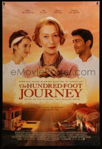 2z365 HUNDRED-FOOT JOURNEY DS 1sh '14 Helen Mirren, Om Puri, Manish Dayal!