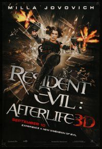 2z629 RESIDENT EVIL: AFTERLIFE teaser DS 1sh '10 sexy Milla Jovovich returns in 3-D!