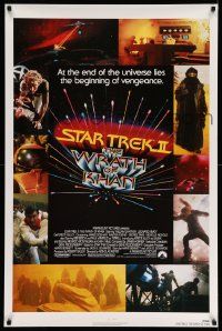 2z713 STAR TREK II 1sh '82 The Wrath of Khan, Leonard Nimoy, William Shatner, sci-fi sequel!
