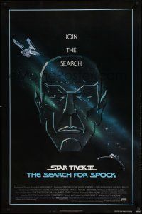 2z714 STAR TREK III 1sh '84 The Search for Spock, art of Leonard Nimoy by Huyssen & Huerta!