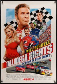 2z744 TALLADEGA NIGHTS THE BALLAD OF RICKY BOBBY advance DS 1sh '06 Will Ferrell, rated design!