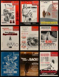 3a089 LOT OF 23 BOX OFFICE 1975 EXHIBITOR MAGAZINES '75 great images & information!