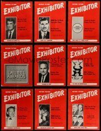 3a090 LOT OF 20 EXHIBITOR 1967 EXHIBITOR MAGAZINES '67 great images & information!