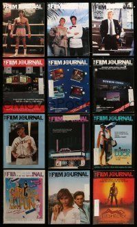 3a093 LOT OF 18 FILM JOURNAL 1980S EXHIBITOR MAGAZINES '80s filled with movie images & information!