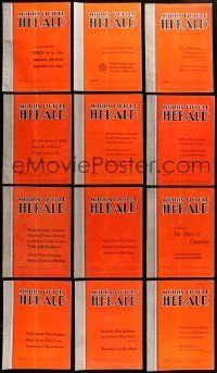 3a101 LOT OF 15 MOTION PICTURE HERALD 1955 EXHIBITOR MAGAZINES '55 great images & information!