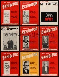 3a104 LOT OF 14 EXHIBITOR 1968 EXHIBITOR MAGAZINES '68 great images & information!