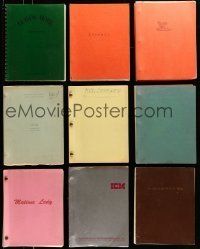 3a112 LOT OF 11 UNPRODUCED MOVIE SCRIPTS '60s-80s screenplays that were never filmed!