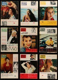 3a138 LOT OF 12 CINEMA NUOVO MAGAZINES '50s filled with great movie images & information!