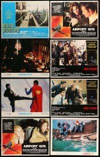 3a210 LOT OF 56 LOBBY CARDS '70s-80s great scenes from a variety of different movies!