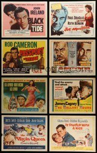3a224 LOT OF 13 TITLE CARDS '50s-60s great images from a variety of different movies!