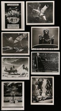 3a301 LOT OF 21 BATTLESTAR GALACTICA 8X10 STILLS '70s-80s great scenes from the sci-fi series!