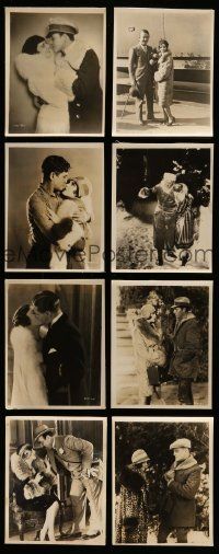3a312 LOT OF 10 TRIMMED KEY BOOK 8X10 STILLS '20s-30s scenes & portraits from a variety of movies!