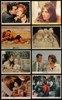 3a314 LOT OF 9 COLOR 8X10 STILLS '60s-70s great scenes from a variety of different movies!