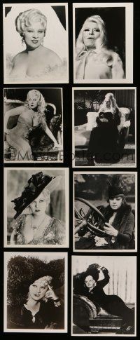 3a349 LOT OF 24 REPRO 8X10 MAE WEST 8X10 STILLS '80s wonderful portraits of the leading lady!