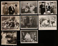 3a315 LOT OF 8 LAUREL AND HARDY 1940S-60S 8X10 STILLS '40s-60s great images of Stan & Ollie!