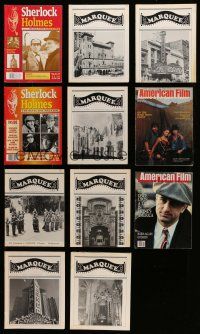 3a139 LOT OF 11 MAGAZINES '70s-90s issues of Sherlock Holmes, Marquee & American Film!