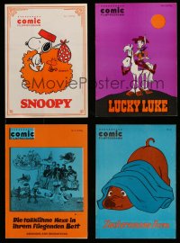 3a070 LOT OF 4 COMIC FILMPROGRAMM GERMAN PROGRAMS '70s Snoopy, Lucky Luke & other cartoons!