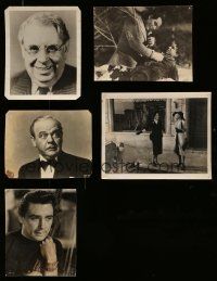 3a059 LOT OF 5 YUGOSLAVIAN STILLS '40s-50s scenes & portraits from a variety of movies!
