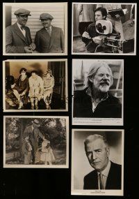 3a319 LOT OF 6 CANDID DIRECTOR 8X10 STILLS '20s-70s great images of them working on movie sets!