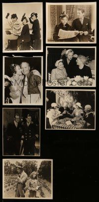3a317 LOT OF 7 DELUXE 8X10 STILLS '20s-30s great scenes from a variety of different movies!
