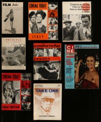 3a144 LOT OF 8 NON-U.S. MOVIE MAGAZINES '60s filled with great images & information!