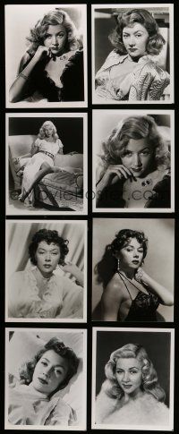 3a363 LOT OF 8 REPRO GLORIA GRAHAME 8X10 STILLS '80s wonderful portraits of the sexy star!