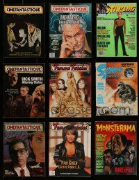 3a143 LOT OF 9 HORROR/SCI-FI MAGAZINES '70s-90s Starlog, Femme Fatales, Scary Monsters & more!