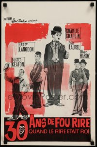 3b683 30 YEARS OF FUN Belgian '63 Charley Chase, Buster Keaton, Laurel & Hardy!
