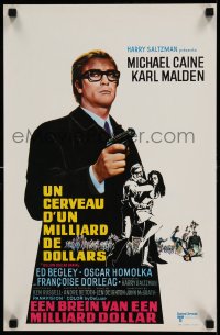3b703 BILLION DOLLAR BRAIN Belgian '67 Michael Caine, Karl Malden, Ken Russell!