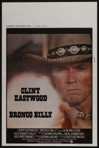 3b705 BRONCO BILLY Belgian '80 close-up of director & star Clint Eastwood!