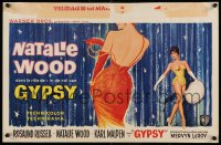 3b739 GYPSY Belgian '62 Rosalind Russell, wonderful artwork of sexiest Natalie Wood!
