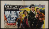 3b793 PANIC IN YEAR ZERO Belgian '62 Ray Milland, Hagen, Frankie Avalon, orgy of looting & lust!