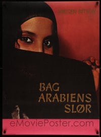 3b173 BAG ARABIENS SLOR Danish '60s great image of veiled woman with red nails and sexy eyes!