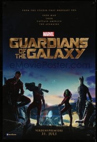3b190 GUARDIANS OF THE GALAXY teaser Danish '14 Zoe Saldana, Marvel Comics sci-fi!