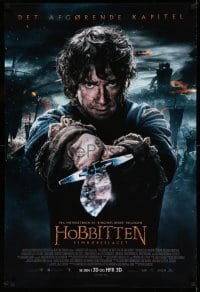 3b193 HOBBIT: THE BATTLE OF THE FIVE ARMIES Danish '14 Martin Freeman as Bilbo Baggins!