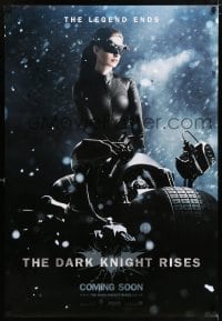 3b022 DARK KNIGHT RISES teaser English 1sh '12 Anne Hathaway as Catwoman, the legend ends!