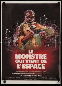 3b074 INCREDIBLE MELTING MAN French 16x22 '81 AIP, great different image of the gruesome monster!