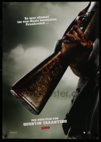 3b139 INGLOURIOUS BASTERDS teaser German '09 Quentin Tarantino, cool image of rifle butt!