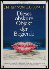 3b156 THAT OBSCURE OBJECT OF DESIRE German '77 Bunuel's Cet obscur object du desir, Rene Ferracci!