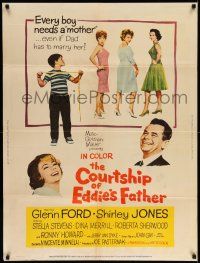 3c359 COURTSHIP OF EDDIE'S FATHER 30x40 '63 Ron Howard helps Glenn Ford choose his new mother!