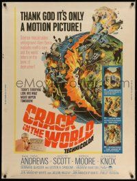 3c360 CRACK IN THE WORLD 30x40 '65 atom bomb explodes, thank God it's only a motion picture!
